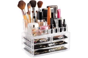 Jewelry & Cosmetic/Makeup Storage Organizer Makeup with Drawers Plastic Cosmetic Organizer