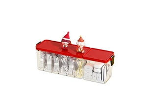 Plastic Rectangular Multifunction Wire Storage Organizer Box for Desktop Data & Charging Cable Storage