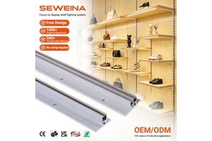 Easy Installation Durable Adjustable Hidden Wiring Conductive Column Light Clothing Shoe Wine Store Showcase Cabinet Display