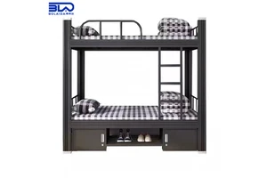 Metal Bunk Bed Full Over Full, Heavy Duty Steel Frame With Guardrails For Adults And Teenagers