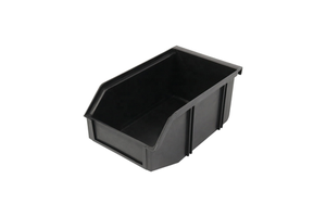 PP Corrugated Plastic Parts Bin Stackable Sloped Storage Tray Workshop Hardware Small Component Rack Organizer Plastic Boxes