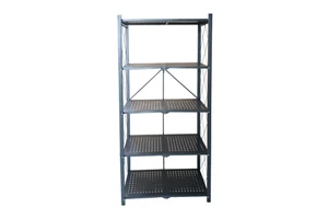 Metal Multi-Layer Free Foldable Shelving Units Oven Pot Board Rack Household Storage For Kitchen Pots Living Room