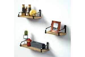 High Quality Bedroom Storage Decorative Wall Shelf Wall Mount Decorative Storage Shelf