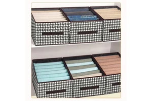 Large Capacity Moistureproof Foldable Storage Bag with Steel Frame Portable Clothes Dust Storage Box