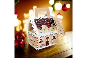 Eco Friendly Paperboard Gift Box Elegant Christmas Day Gift Box Customization Christmas Box