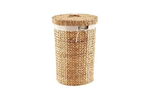 Eco Friendly Natural Fiber Rattan Jute Yarn Storage Basket Set Brown Woven Modern Organizer Home Interior Decoration