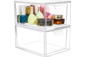 Cosmetics storage box, transparent plastic acrylic storage box, storage box