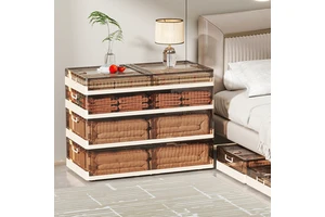 Modern Factory Price Under Bed Large Capacity Bedroom Clothing Organizer Contain Under Bed Plastic Foldable Storage Box