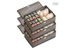 Custom High Quality Household Clothes Organizer Closet Underwear Socks Storage Organizer Wardrobe Storage Boxe for Underwear