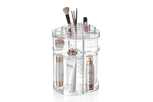 Acrylic 360 Degree Adjustable Rotating Makeup Organizer