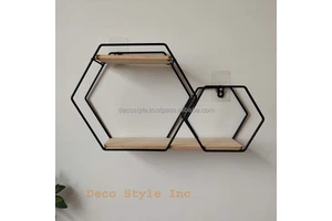 Retro Style Storage Wall Shelf