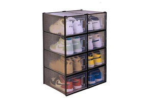 Latest Style Shoe Box Plastic Shoe Box Storage Box Packaging for Shoe
