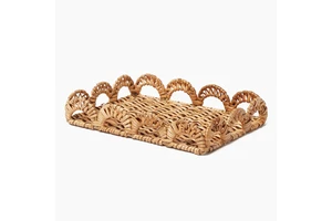 Hn Nordic-style Genuine Rattan Woven Storage Basket for Bathroom/Balcony/Laundry Hotel Supplies-Multi-Purpose Organizer