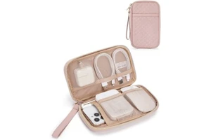 Latest Nylon Electronic Organizer Travel Cable Case Portable Wire Storage Bag Modern Minimalist Multi-Purpose 19x11x3cm
