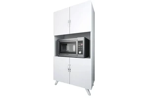 Kitchen Cupboard with Cutlery and Oven Space - Premium Storage Solution - High-Quality, Organize Your Kitchen with Style