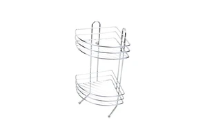 Hotel Bathroom Wall Shelf Corner Storage Rack 2 Tier Hanging Storage Rack