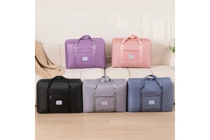 Custom Logo Waterproof Clothes Storage Bags Handle Large-capacity Quilt Luggage Portable Clothes Storage Bag with Zipper