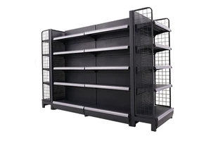 Guichang Estantes Retail Store Usage Display Rack Shelves Shelving Light Duty Supermarket Shelf Double-Sided Storage Shelves