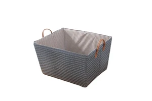 woven laundry basket PP Woven Storage Basket foldable storage basket