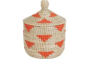 Laundry Hamper Handmade Woven Storage Basket for Bathroom Organization Wholesale Supplier from Vietnam