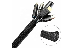 Office Network Tv Computer Kit Holder Tidy Wire Organizer Tool Rack Desktop Clips Under Desk Neoprene Cable Management Sleeves