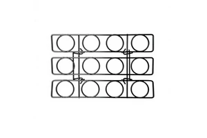Factory Direct Custom Stainless Steel Circle Shape Food Grade Storage Baskets Handle For Hotel Use Industrial Products Wholesale