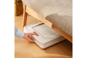 Cheap Under Bed Large Stackable Collapsible Folding Storage Bin Container