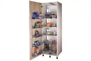 TKK Kitchen Furniture Cabinet Accessories Hardware Organizer Storage Shelf Tall Unit Pull Out Pantry Basket
