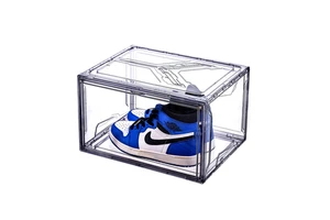 Factory Direct Sale Clear Acrylic Rectangle Shoe Storage Box Plastic Eco-friendly Durable Shoe Case Home Accessories Organizer