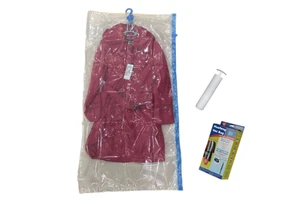 Plastic Dust-Proof Space Saver Traveling Storage Bag for Clothes Coats Dress Storage Organizer