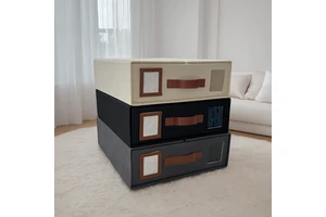 Custom Cross-Border New Non-Woven Fabric Bed Storage Box Clothes Wardrobe With Lid For Office Use