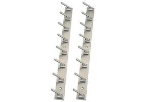 wall mounted stainless steel storage rack