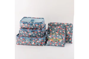 Customizable Large Capacity Oxford Cloth Multifunctional Luggage Storage Organizer Foldable Fabric Storage Bag