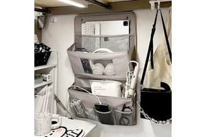 Fabric Dormitory Cabinet Door Storage Hanging Bag Bedside Wall-mounted Wall Rack for Underwear and Sundries Storage Bag