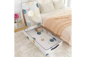 Fashion Underbed Storage Containers Bins Humid-Proof Plastic Under Bed Storage Box for Bedroom Organization