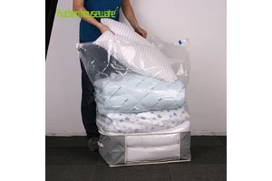 Airtight Vacuum Space Saver Storage Bags for Home Organization Compression Storage for Bedroom Closet Plastic Clothes Bedding