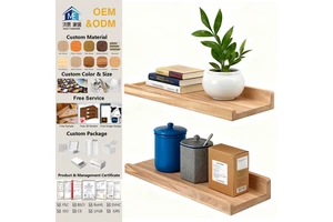 Floating Shelves for Wall 16 Inch, Waterproof, Wall Storage Shelves with Lip, Display Picture Ledge Shelf