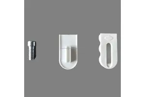 Furniture Fastener 3-1 Hardware Cabinet Wardrobe Accessory Plastic Board Holder Connect 2 Cabinet Boards White Kitchen Strong
