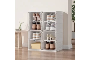 Antbox Factory Supply Portable Shoe Box Wide Toe Box Shoes Cabinet for Shoes