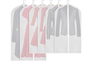 Multi-function Foldable Thick Design Hook Type Detachable Wardrobe Hanging Clothes Covers PEVA Storage Garment Bags for Clothing