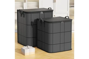 Large-Capacity Waterproof Wear-Resistant Portable Storage Bag Thickened Composite Material for Clothing Quilt Organizing Folding
