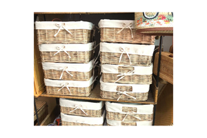 Eco-friendly Round Shape Water Hyacinth Storage Basket Handmade Woven Basket Storage With Lid