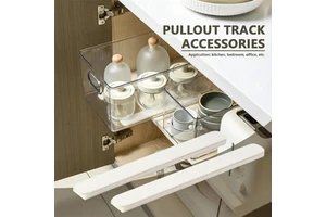 Accessories Storage Bin Tracks DIY Drawer Guides Multifunctional Cabinet Organizer Box Sliding Rail Storage