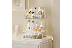 Beauty Storage Cosmetic Organizer with Drawer Makeup Drawer Organizer and Holder Storage Containers Makeup Organizers