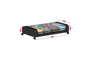 Under Bed Storage with Wheels and Lid, Under Bed Rolling Storage, Under Bed Storage for Bedroom Under Bed Storage Containers