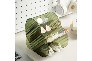 Modern Plastic Pen Holder & Multi-functional Cosmetic Storage Box for Makeup Brushes Lipstick Eyebrow Pencils