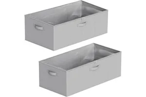 High Under Bed Storage Containers Large Underbed Storage Organizer Bins with Lids for Bedroom Dorm Clothes Closet Organization