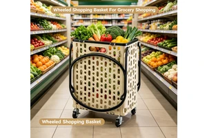 Foldable Shopping Basket For Grocery And Market Use Popular In US UK And Germany