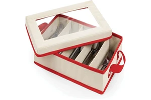 Christmas Festive Storage Box Cutlery Storage Box Convenient Storage Box Super Atmospheric Feeling