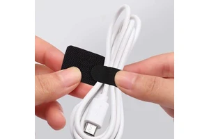 Self-Adhesive Cable Organizer for Computer Data Cable Storage and Bundling Wire Organizer Accessory
